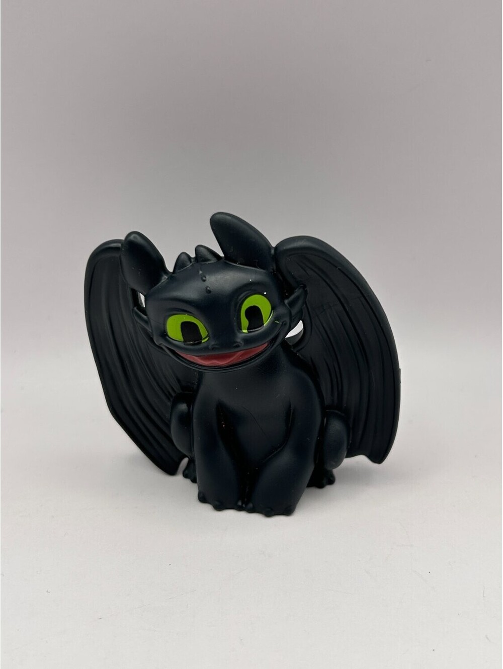McDonald's Toothless Night Fury Black Dragon Fast Food Toy Figure